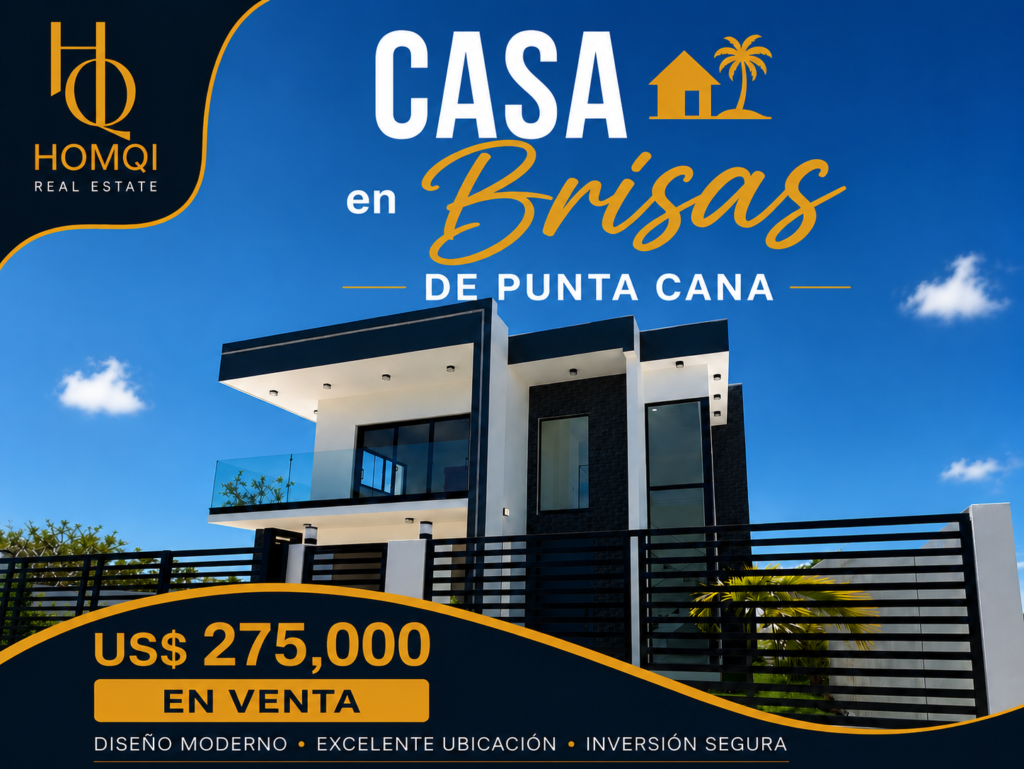 CASA INDEPENDIENTE EN BRISAS DE PUNTA CANA | Casa con piscina privada